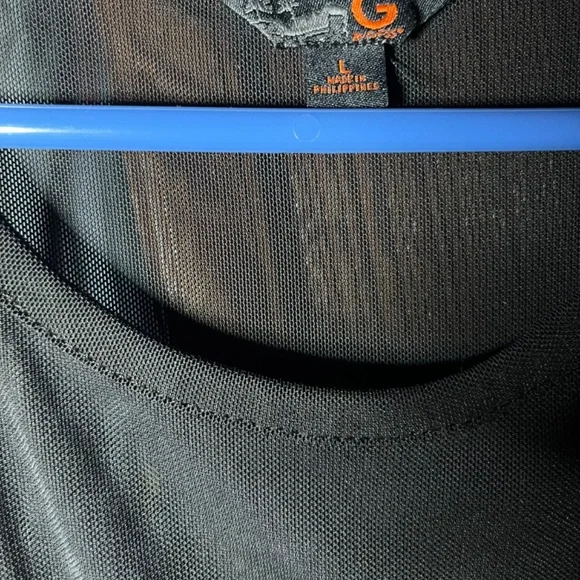 G by Guess black mid-length dress sleeveless - Picture 3 of 9